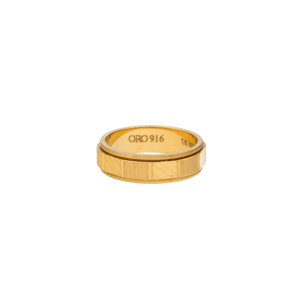 22K Yellow Gold Band Ring (8.7gm) | 



Embrace luxury and sophistication with this 22k gold ring for men by Virani Jewelers.This dis...