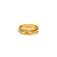 22K Yellow Gold Textured Band Ring (8.8gm)