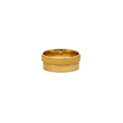 22K Yellow Gold Stacked Band Ring (8gm)