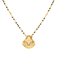 22K Yellow Gold 20 inch Mangalsutra Necklace (11.6gm)