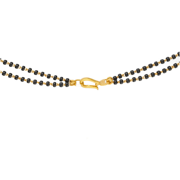 22K Yellow Gold 18 inch Mangalsutra Necklace (14.2gm) | 



Add a touch of tradition to your jewelry collection with this beautiful 22k yellow gold Manga...