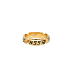 22K Yellow Gold Band Ring with Artisan Design (10.8gm)