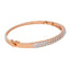 18K Rose Gold & 1.04ct Diamond Bangle (14.5gm)