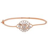 18K Rose Gold & 0.43ct Diamond Bangle (7.7gm) | 
Elevate your jewelry collection with this stunning 18k rose gold diamond bangle bracelet by Vira...