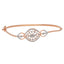 18K Rose Gold & 0.51ct Diamond Bangle (7.9gm)