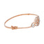 18K Rose Gold & 0.51ct Diamond Bangle (7.9gm)