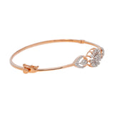 18K Rose Gold & 0.46ct Diamond Bangle (8.3gm) | 

Elevate your style with this beautiful 18k rose gold and diamond statement bangle bracelet from...