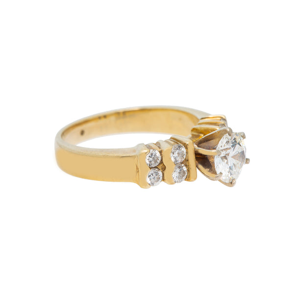 14k Yellow Gold & 1.25ct Diamond Ring (5.7gm) | This 14k yellow gold and diamond ring from Virani Jewelers will allow the wearer to radiate with ...