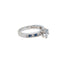 18K White Gold & 0.93ct Diamond Ring (3.3gm)