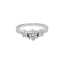 18K White Gold & 1ct Diamond Ring (7.6gm)