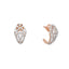 18K Rose Gold & 1ct Diamond Stud Earrings (4.8gm)