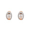 18K Rose Gold & 0.85ct Diamond Stud Earrings (6.4gm)