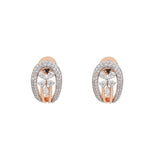 18K Rose Gold & 0.85ct Diamond Stud Earrings (6.4gm) | 
Step into a world of elegance when you wear these 18k rose gold and diamond stud earrings by Vir...