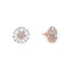 18K Rose Gold & 1.01ct Diamond Stud Earrings (4.3gm)