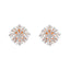 18K Rose Gold & 1.29ct Diamond Stud Earrings (5.8gm)