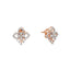 18K Rose Gold & 0.6ct Diamond Stud Earrings (3.6gm)