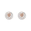 18K Rose Gold & 0.76ct Diamond Stud Earrings (4.1gm)