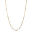 22K Multi-Tone Gold Beaded Chain (19.6gm)