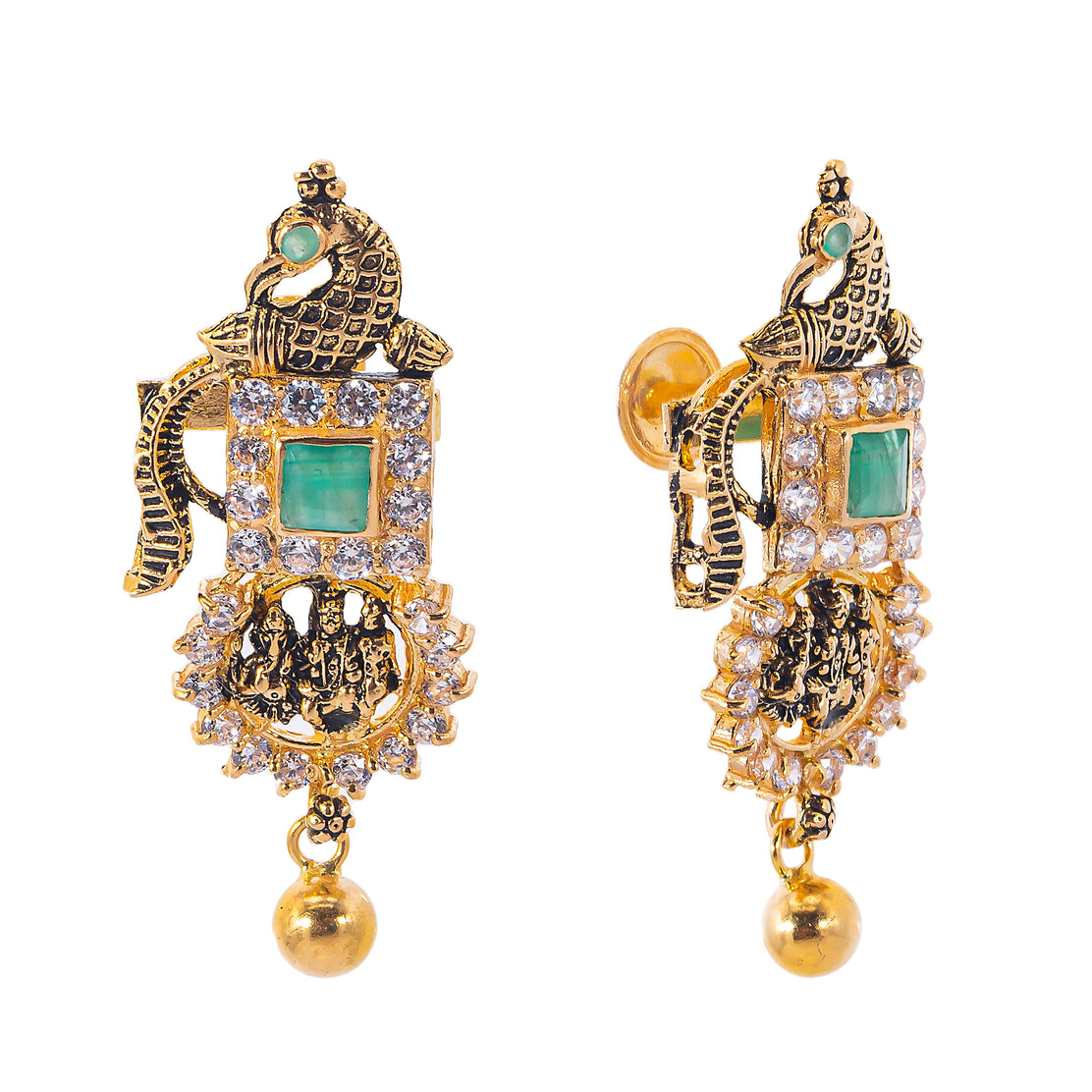 Buy Traditional Temple Jewellery Antique Jhumkas (Traditional) For womens  at Amazon.in