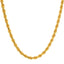 An image of the twisted 22K rope chain from Virani Jewelers.