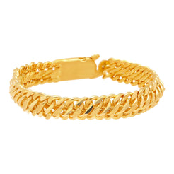 22K Yellow Gold Link Bracelet For Men (52.3gm)