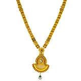 22K Yellow Gold Necklace Set w/ Kundan & Emerald (68.8 gm) | 



Virani Jewelers presents a gorgeous 22k yellow gold necklace and earring that embodies the gr...