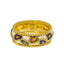 22K Yellow Gold Meenakari Ring (5.9gm)