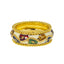 22K Yellow Gold Meenakari Ring (5.9gm)