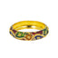 22K Yellow Gold Meenakari Ring (3.8gm)