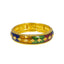 22K Yellow Gold Meenakari Ring (3.5gm)