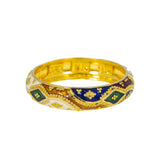 22K Yellow Gold Meenakari Ring (3.7gm) | 



Virani Jewelers offers a beautiful 22k gold ring that highlights the traditional Meenakari pr...