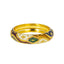 22K Yellow Gold Meenakari Ring (3.7gm)