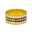 22K Yellow Gold Meenakari Ring (4.4gm)