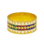 22K Yellow Gold Meenakari Ring (4.4gm)