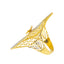 22K Yellow Gold & White Gold Ring (4gm)