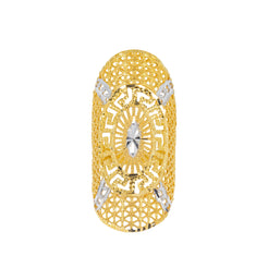 22K Yellow Gold & White Gold Ring (7gm)