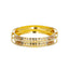 22K Multi-Tone Gold Bangle Set of 2 (52.2gm)