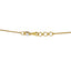 22K Multi-Tone Gold Beaded Chain Necklace (19.6gm)