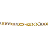 22K Multi-Tone Gold Beaded Chain Necklace (21.5gm) | 



With its exquisite multi-tone design, this 22k gold chain by Virani Jewelers offers a fresh t...