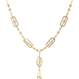 22K Multi-Tone Gold Beaded Chain Necklace (16gm) | 



This exquisite 22k multi-tone gold chain by Virani Jewelers combines luxurious yellow, white,...