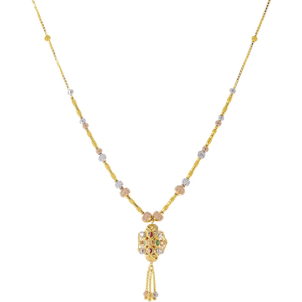 22K Multi-Tone Gold Beaded Chain Necklace (13gm) | 



Virani Jewelers’ 22k multi-tone gold chain combines classic style with modern sophistication,...