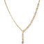 22K Multi-Tone Gold Beaded Chain Necklace (17gm)