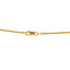 22K Yellow Gold Beaded Chain Necklace – Lightweight & Elegant (7gm)