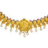 22K Yellow Gold Vaddanam Waist Belt w/ Emerald, Ruby, CZ & Pearls (152.5gm) | 



This stunning 22k gold Vaddanam belt by Virani Jewelers combines the allure of gemstones with...