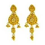 22K Yellow Gold Purvi Necklace & Earrings Set (70.5 grams) | 



Experience the luxury of adorning your neck and ears in Indian jewelry with this 22k gold nec...