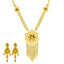 22K Yellow Gold Purvi Necklace & Earrings Set (70.5 grams)