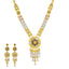 22K Yellow Gold Bimala Necklace & Earrings Set (51.3 grams)