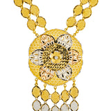 22K Yellow Gold Bimala Necklace & Earrings Set (51.3 grams) | 



This radiant 22k gold necklace and earring set from Virani Jewelers embodies the richness and...