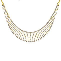 18K Yellow Gold & 2.51 ct Diamond Necklace (26 grams)