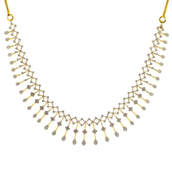 18K Yellow Gold & 2.06 ct Diamond Necklace (25.4 grams)